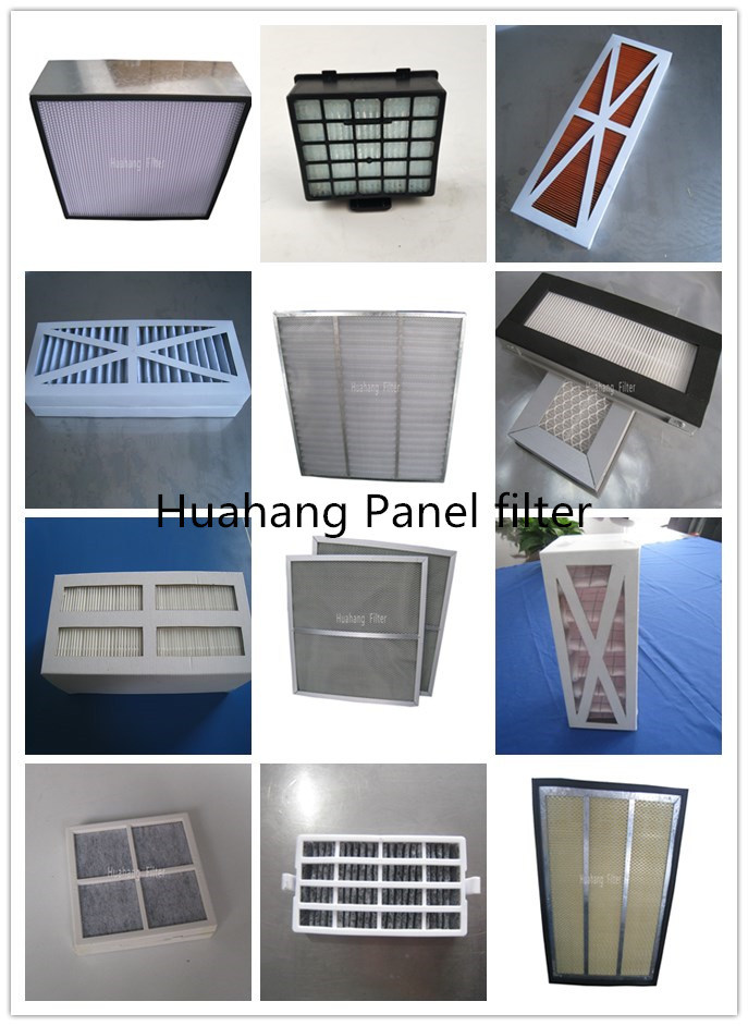 Aluminium Frame Deep Pleat Air Purifier HEPA Filter H13/H14