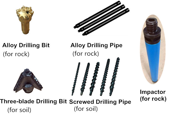 Portable Truck Mounted Borehole Wheels Drilling Rig