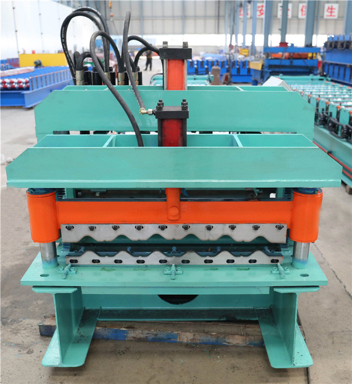 Africa Galvanized Step Glazed Tile Roofing Roll Forming Machine for Sale