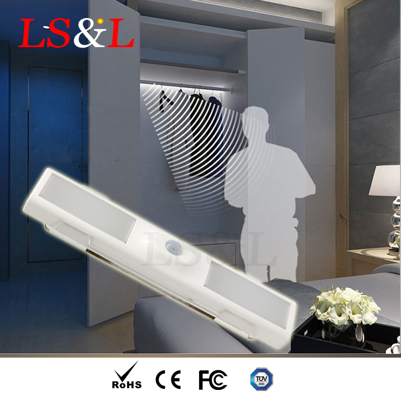 Multi-Function Kitchen Mirror Cabinet Wardrobe LED DIY Sensor Light for Night Lighting
