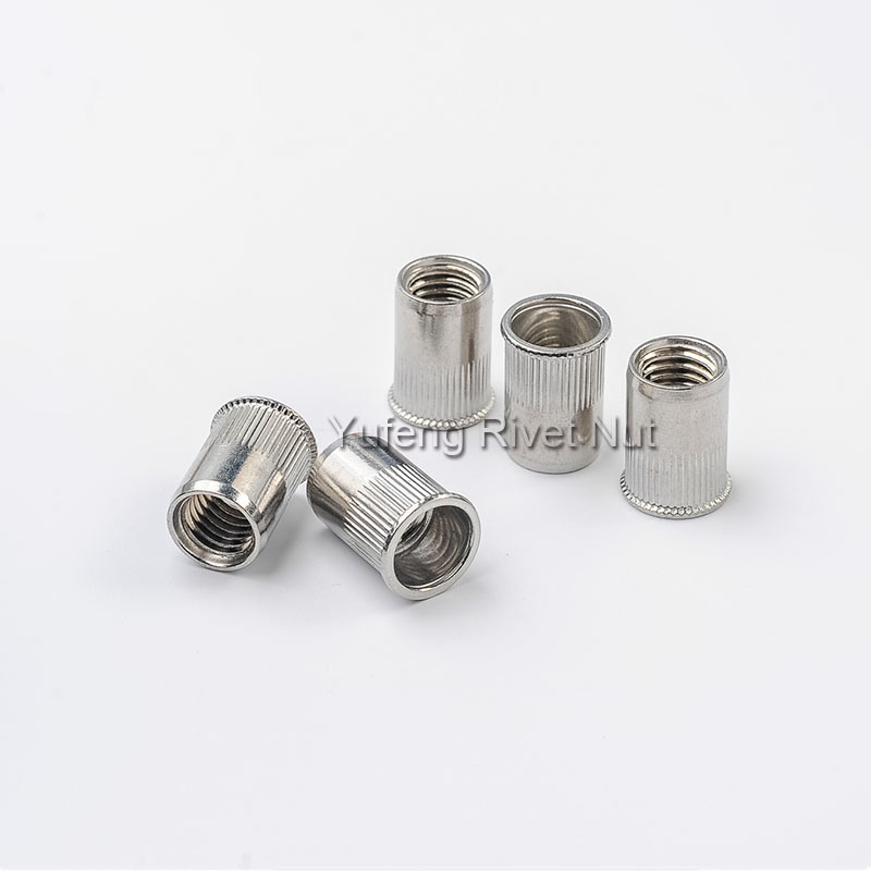 Stainless Steel Small Head Knurled Body Rivet Nut