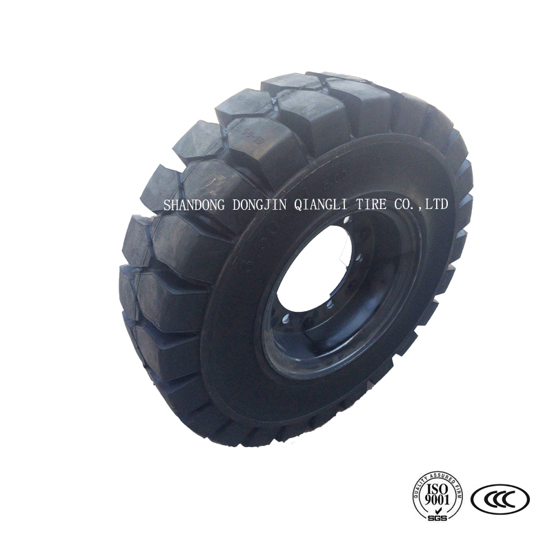 Solid Tyre, Solid Rubber Tyre, Forklift Solid Tyre (6.00-9)