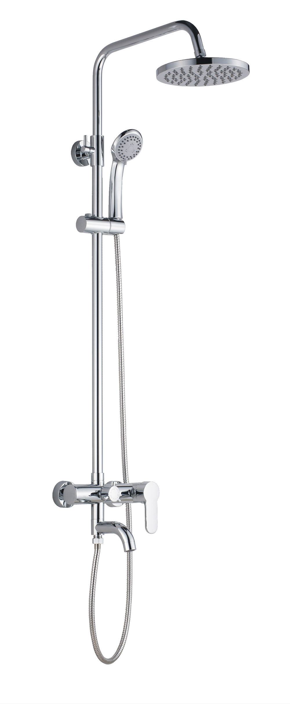 Brass Shower Mixer/Faucet with Rain Shower (HSH-1401)