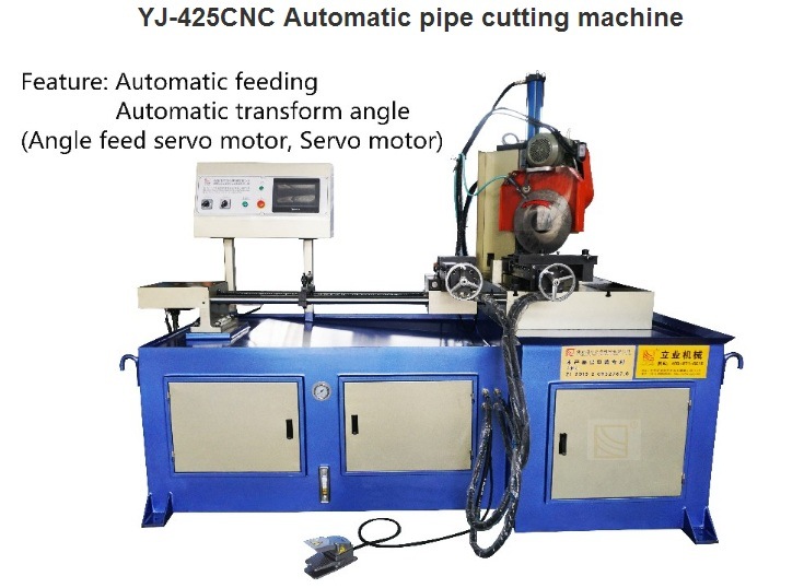 Automatic Servo Motor Pipe Cutting Machine with Cutting Angle Function