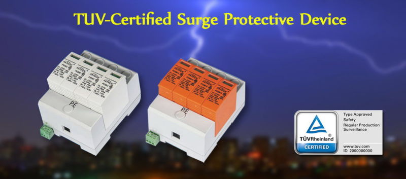 CE 40ka 1p+N surge protection device
