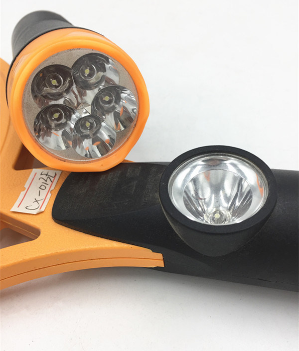 Rechargeable Flashlight with a Household Mosquito Bat