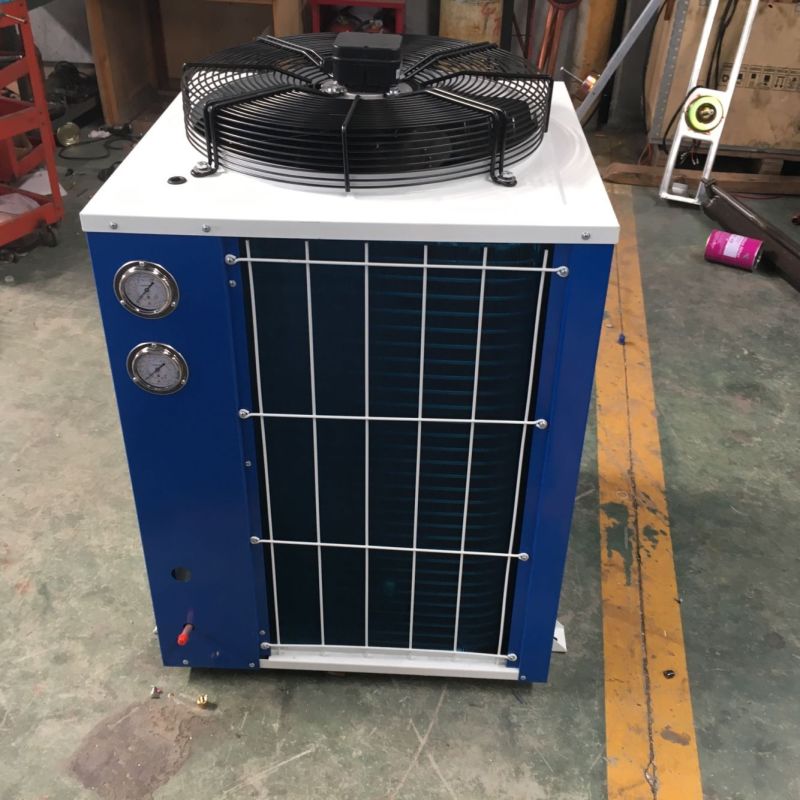 Stainless Steel Cabinet Box Type The Top Air Outlet Closed Compressor Condensing Unit (Use Hermetic Scroll compressor)