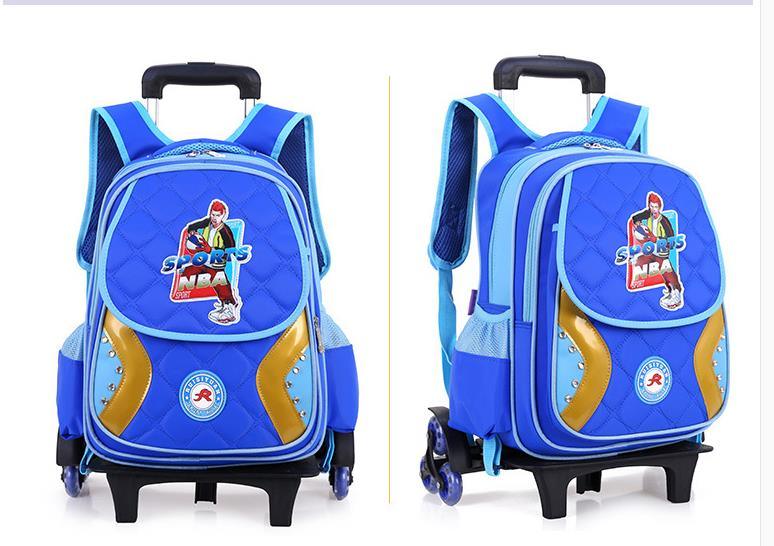 Cute and Fashion Kid's Trolley Bag Backpack School Bag