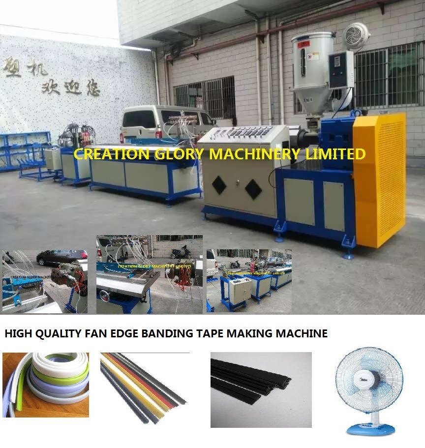 Plastic Extruding Machinery for Making Fan Edge Banding Tape