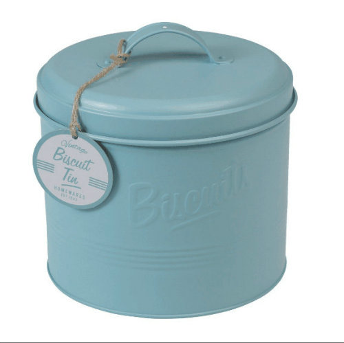 Embossed Biscuit Tin Cookies Sweet Container Canister