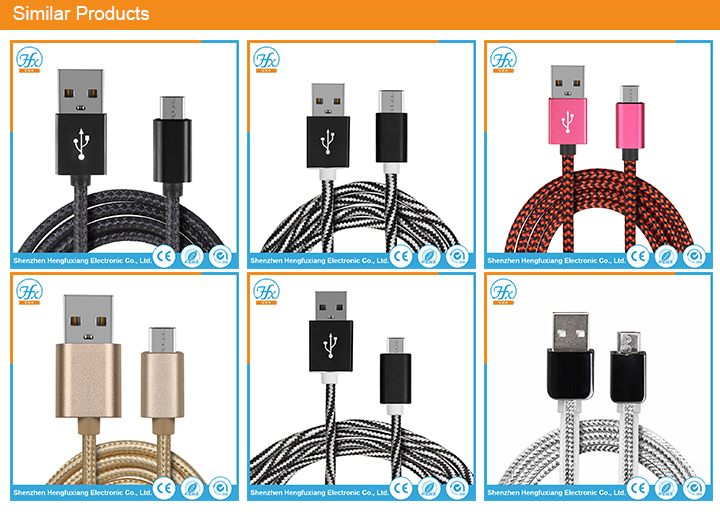 5V/2A Electric Micro USB Data Cable Mobile Phone Accessory