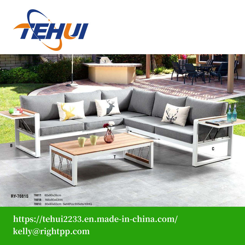 Metal Modern Home Hotel Patio Polywood Aluminum Sofa Set Designs Outdoor Garden Furniture