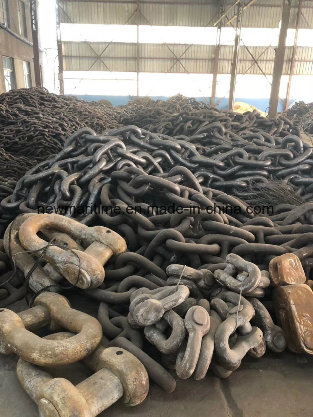 Grade U1, U2, U3 Used Self Color Stud Link Ship Anchor Chain for Sale