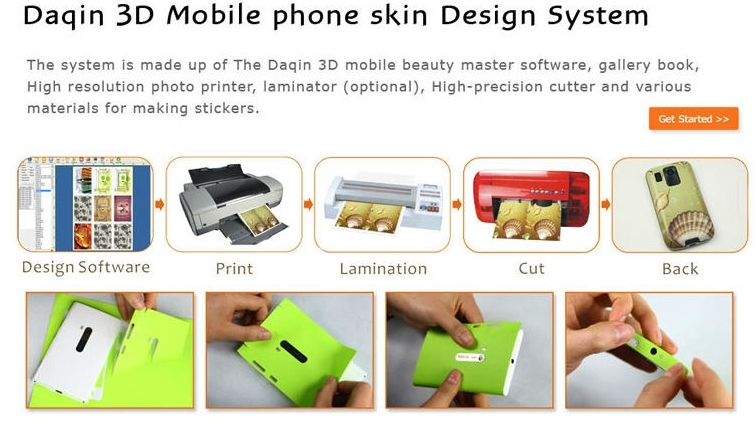 Sticker Printing&Cutting Machine for Laptop Decoration