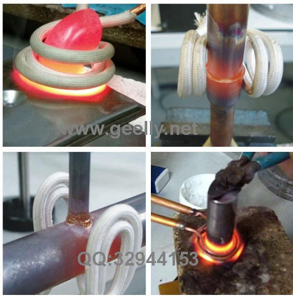 Remote Coil Induction Brazing Machine for Brazing Welding Copper, Brass Pipe Joint with Remoing Coils