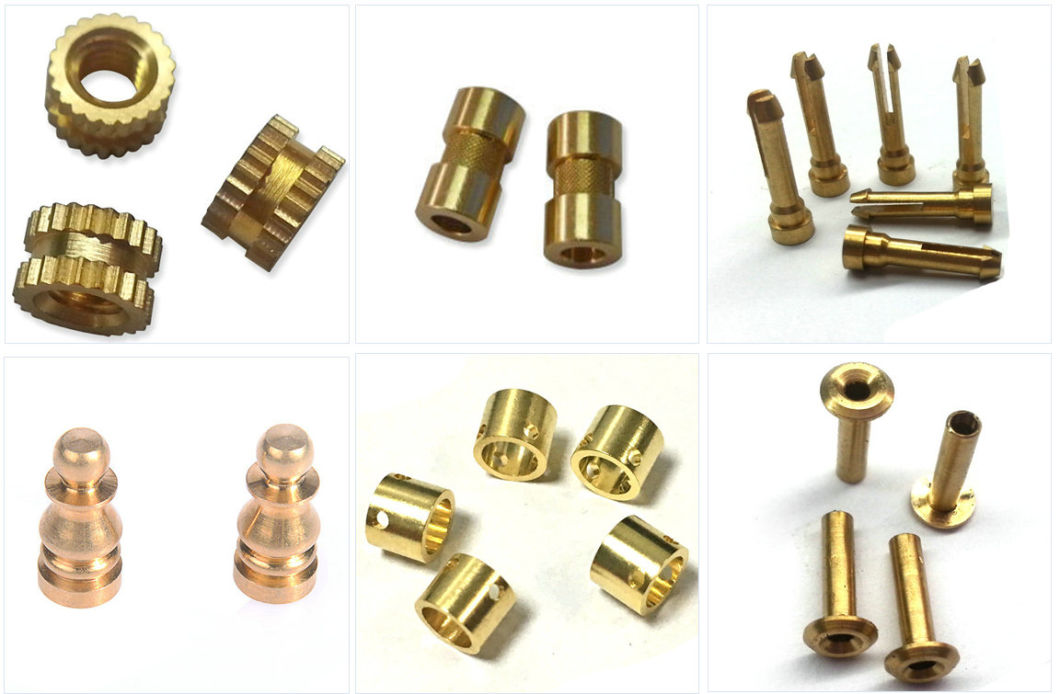 Auto Parts with Nickel Plated Threaded Brass Insert Nut