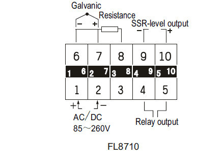 Shanghai Feilong Red LED Display Intelligent Pid Temperature Controller