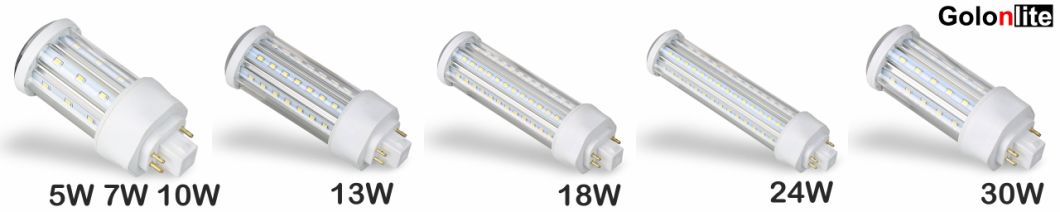 Factory Price Ce 10W LED Pl Lamp G24D 2 Pins G24q 4 Pins LED PLC