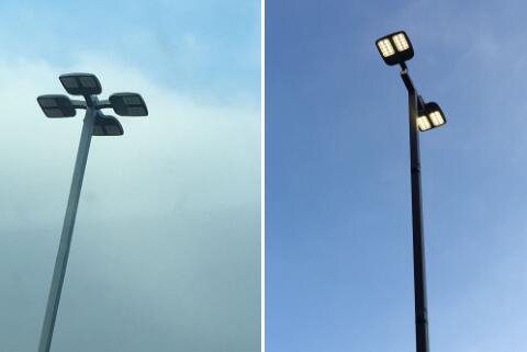 Street Light Poles Installation ETL Dlc Listed 300 Watt for 1000 Watt Mh HPS HID Replacement