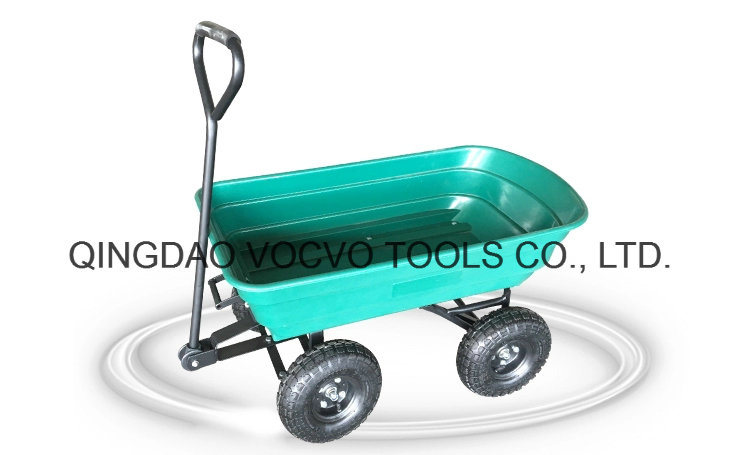 Easy to Transport Tc2145 Garden Folding Dump Wagon Cart
