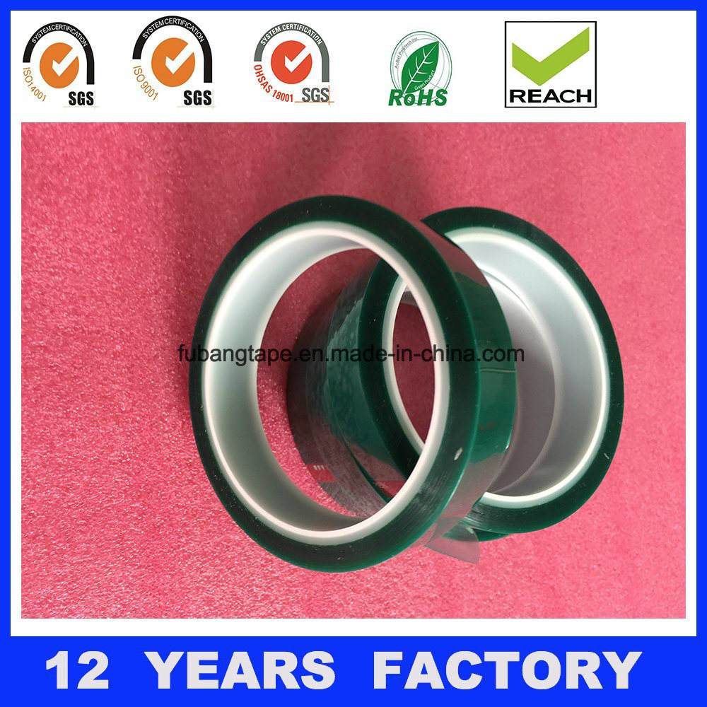 Insulation Green Polyester Paint Protect Film Pet Tape