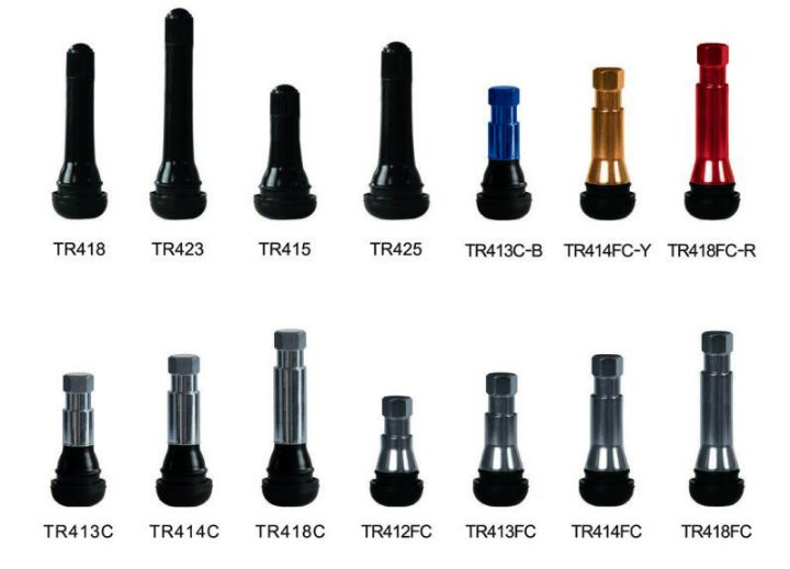 Snap in Tubeless Tire Valve Stems Fat Stem Tr425