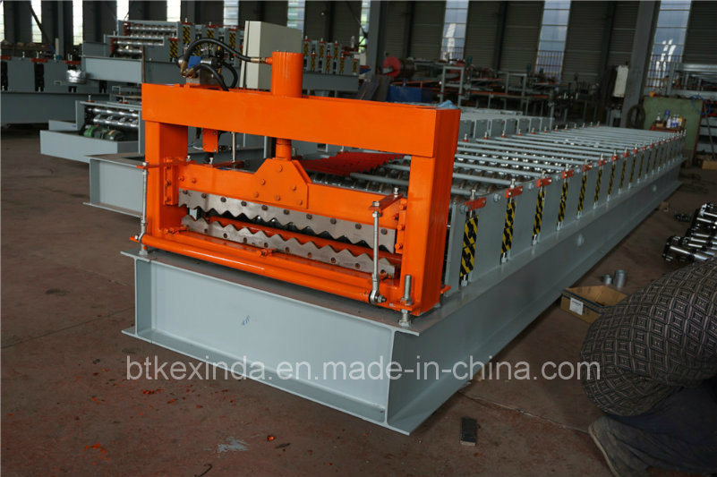 Kxd 800 Corrugated Metal Roofing Sheet Profile Roll Forming Machine