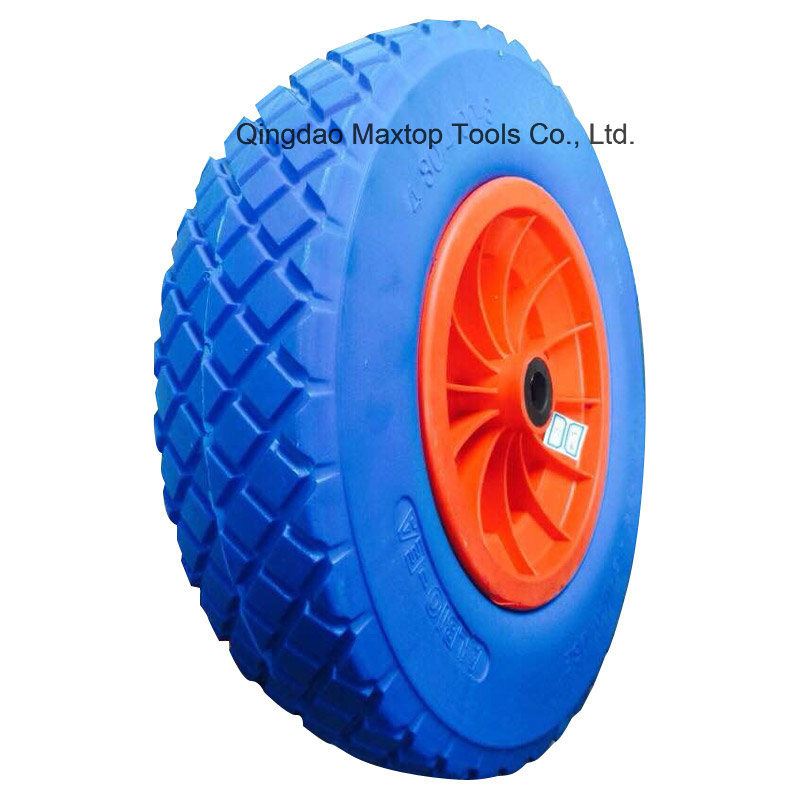 China Qingdao PU Foam Hand Trolley Wheel