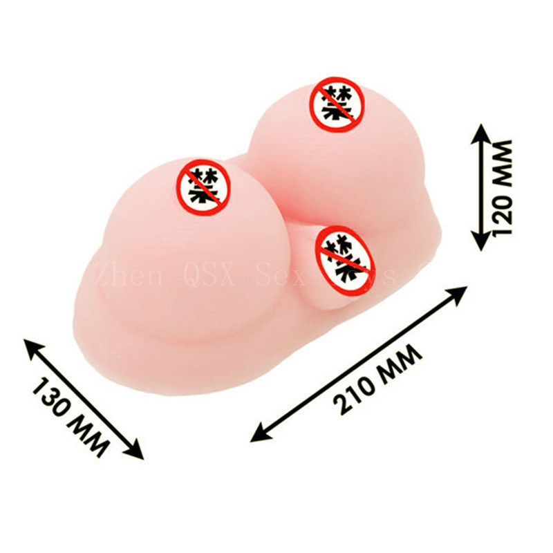 Artificial Soft Breast Realistic Slicone Sex Toy for Man