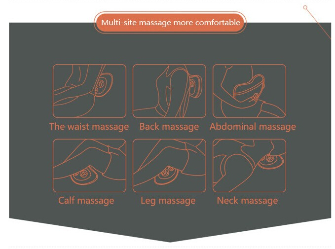 High Quality Electric Shiatsu Mini Massage Pillow with Heating