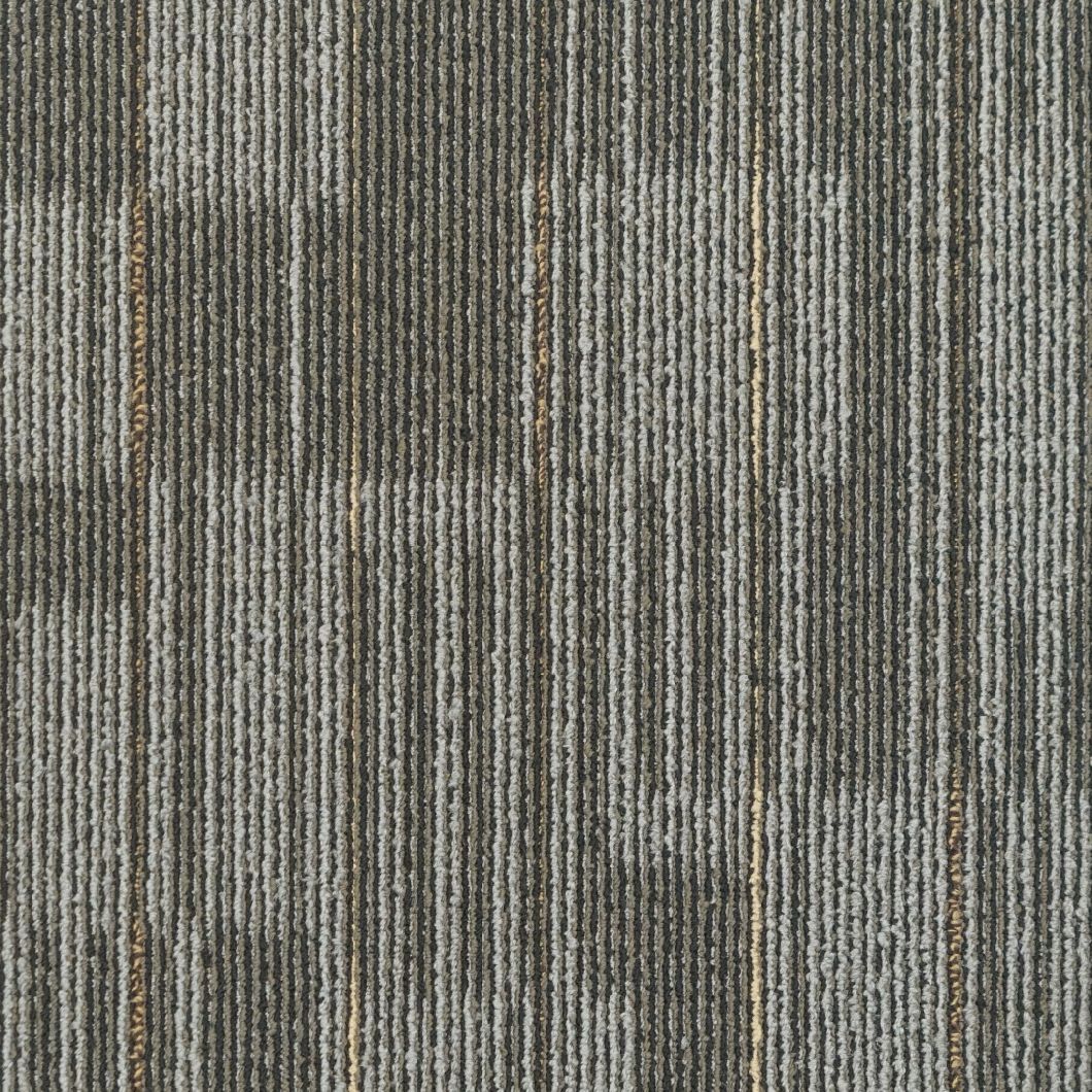 Decorative 50X50cm Fireproof Commercial Nylon Carpet Tile