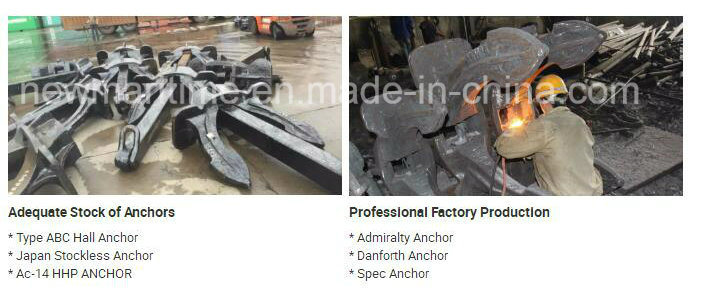 Ship/Boat JIS Stockless Marine Anchor, Delta/ Hall/Bruce/Spek Anchor