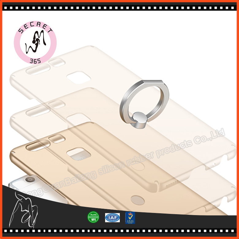 Silicone Ring Holder Phone Case for iPhone8 Huawei Mi Vivo