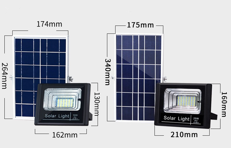 60W 100W Solar Advisement Light Garden Solar LED Flood Light