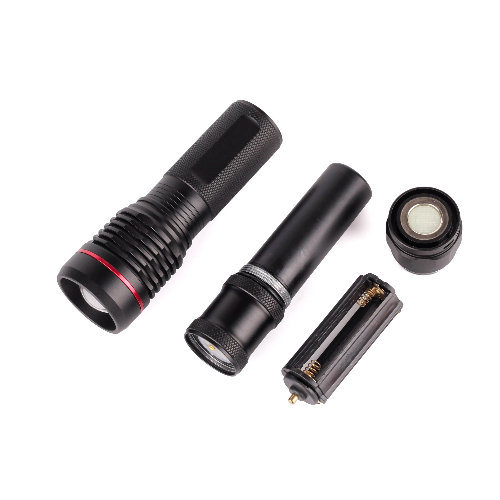 6W Aluminum LED Flashlight----Ipx4! ! (11-1S1801 3AAA/18650)