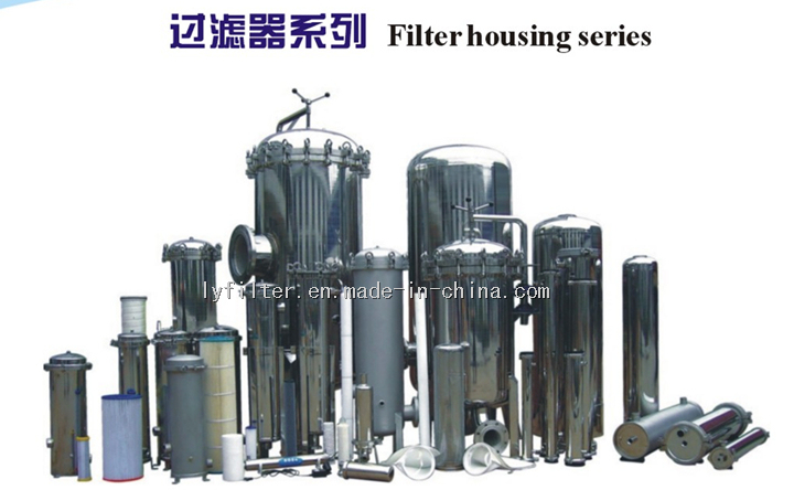 Industrial 304 316 316L Stainless Steel Cartridge Filter Housing with 10'' 20'' 30'' 40'' Length