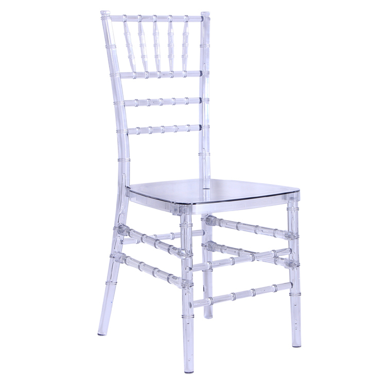 Cheap Polycarbonate Clear Resin Chiavari Chair for Restaurant