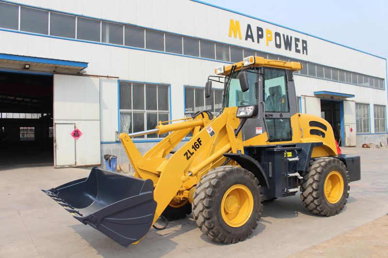 1.6t 4WD Hydraulic Wheel Loader Zl16f