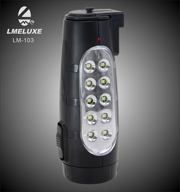 10 LED Rechargeable LED Emergency Flashlight
