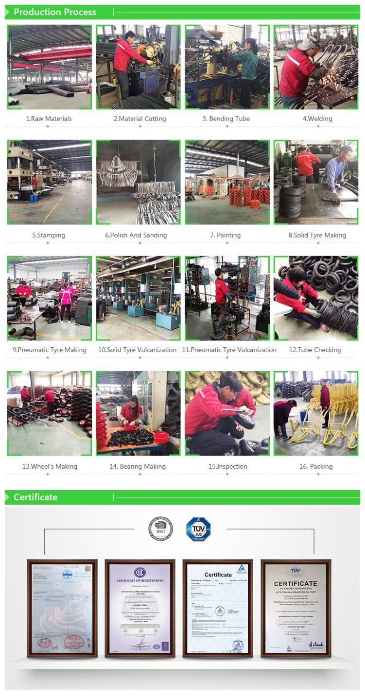 8 Inch Rubber Solid Tire for Hand Trolly