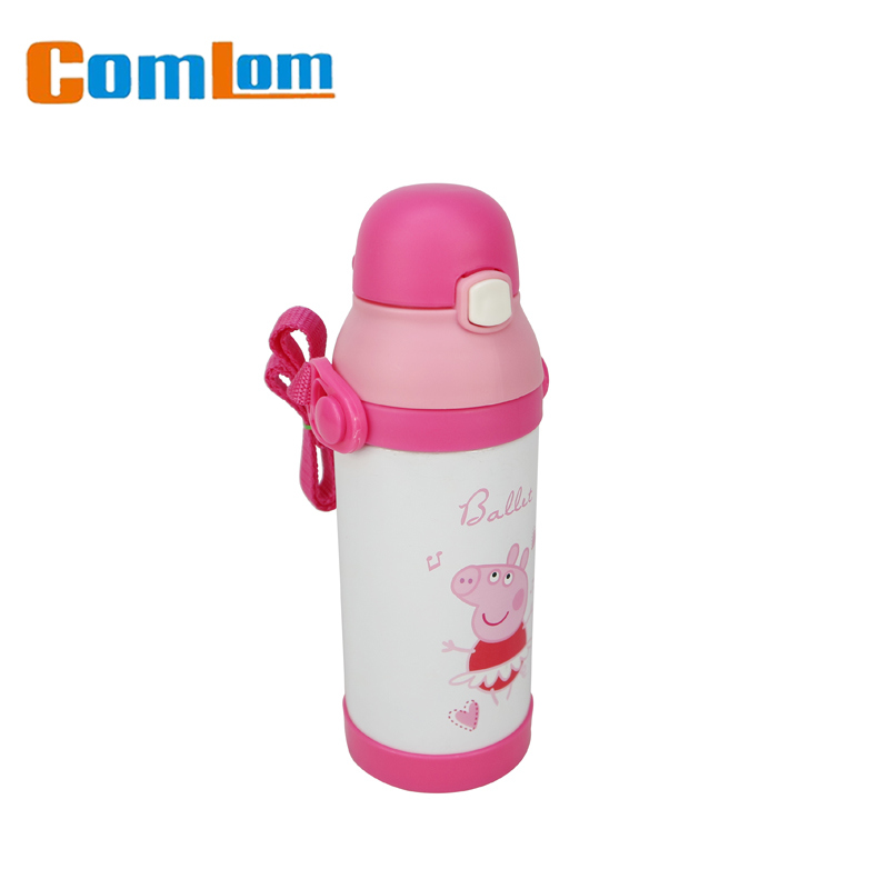 Comlom Children Sports Bottle Stainless Steel Vacuum Flask