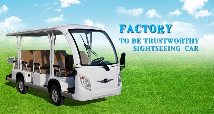 New Brand 8 Seats off Road 72V Tourist Electric Sightseeing Bus for Resort