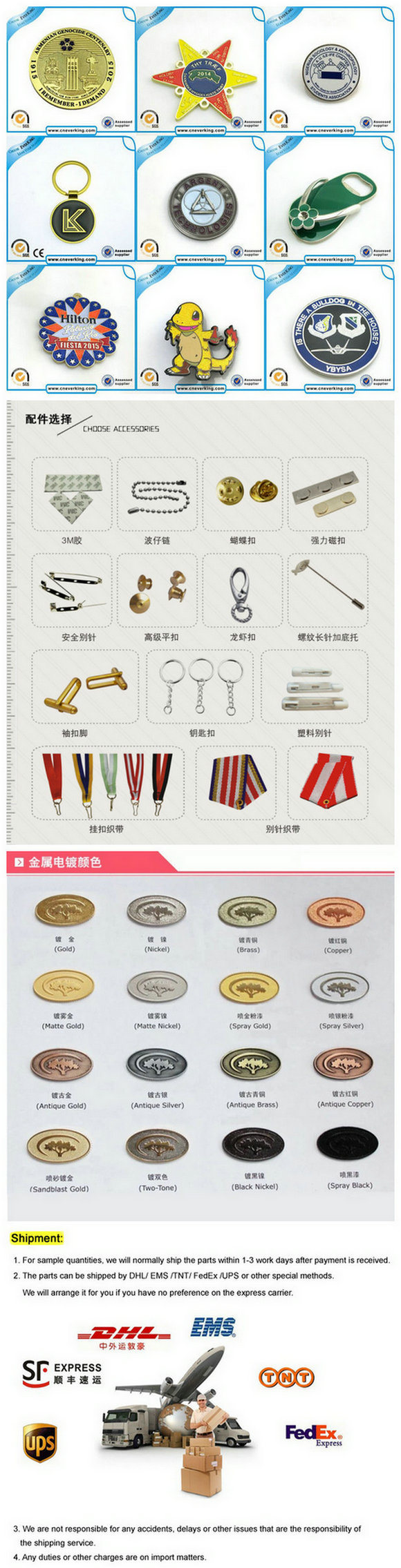 Customized Size and Logo Metal Pin Badges for Promotion