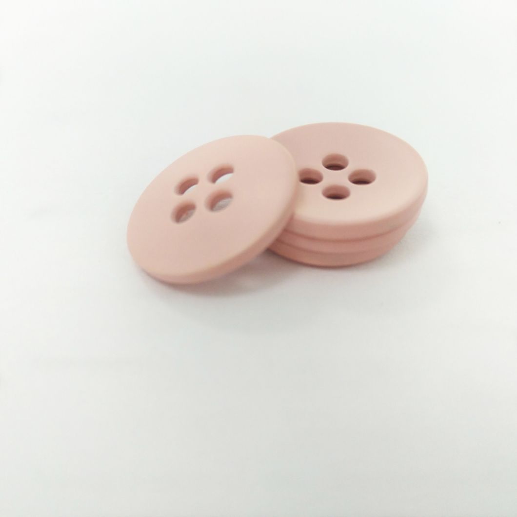 Alloy Four Holes Button Painting Finished for Coat