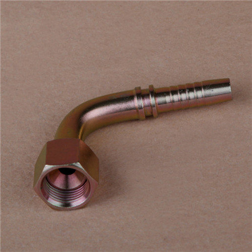 Elbow 90degree GB Metric Female 74 Cone Seat Pipe Fitting