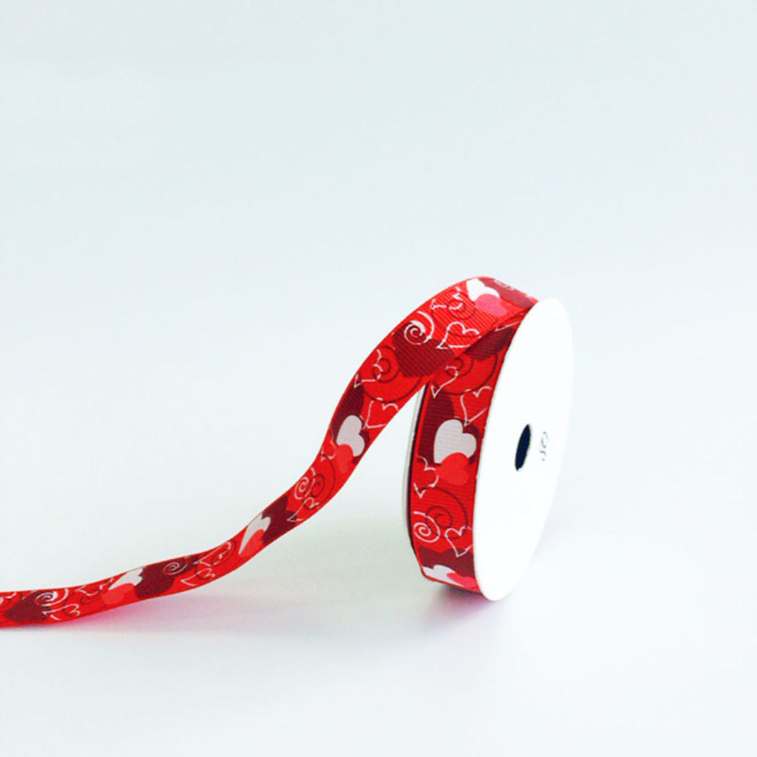 Trade Assurance Hot Selling Satin Ribbon with Printed