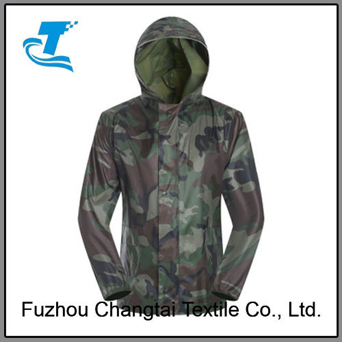 Men's PVC Camo Rain Suit for Outdoor Activities