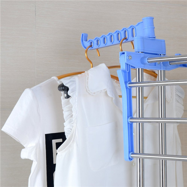 Folding Clothes Drying Rack, Laundry Drying Rack for Clothes Rack, Blue (JP-CR300WMS)