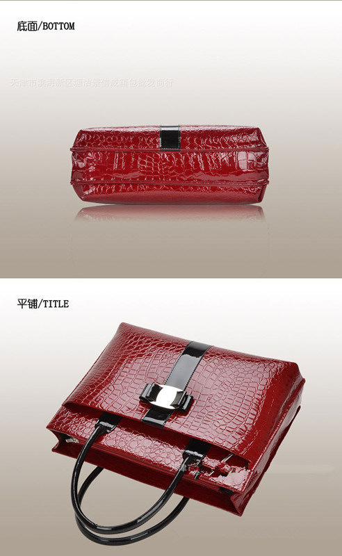 Bw-1768 New Fashion Crocodile Handbag Women Tote Bag