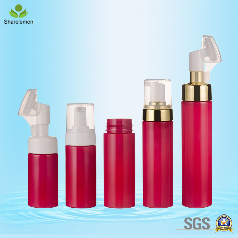 200ml Cosmetic Lotion Pet Plastic Bottles with Pump Dispenser
